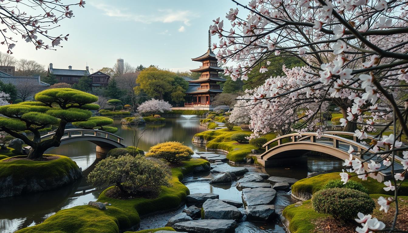 japanische Gartengestaltung mit traditionellen Elementen