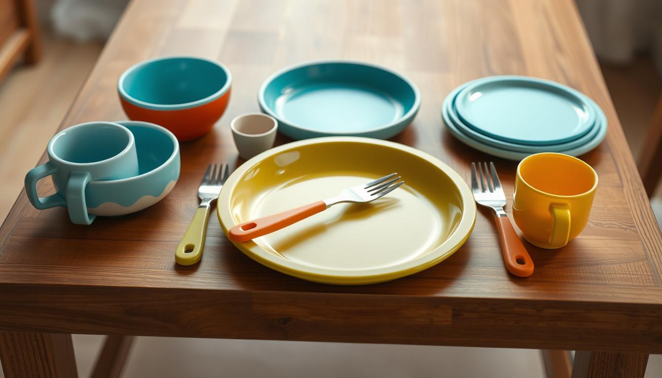 Kinderbesteck für motorische Entwicklung beim selbstständigen Essen