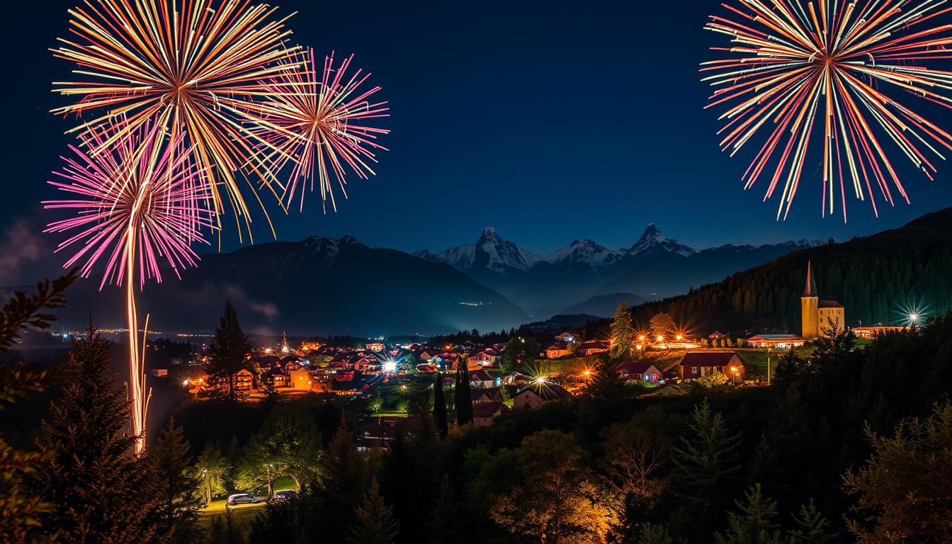 Umweltfreundliches Silvester Feuerwerk