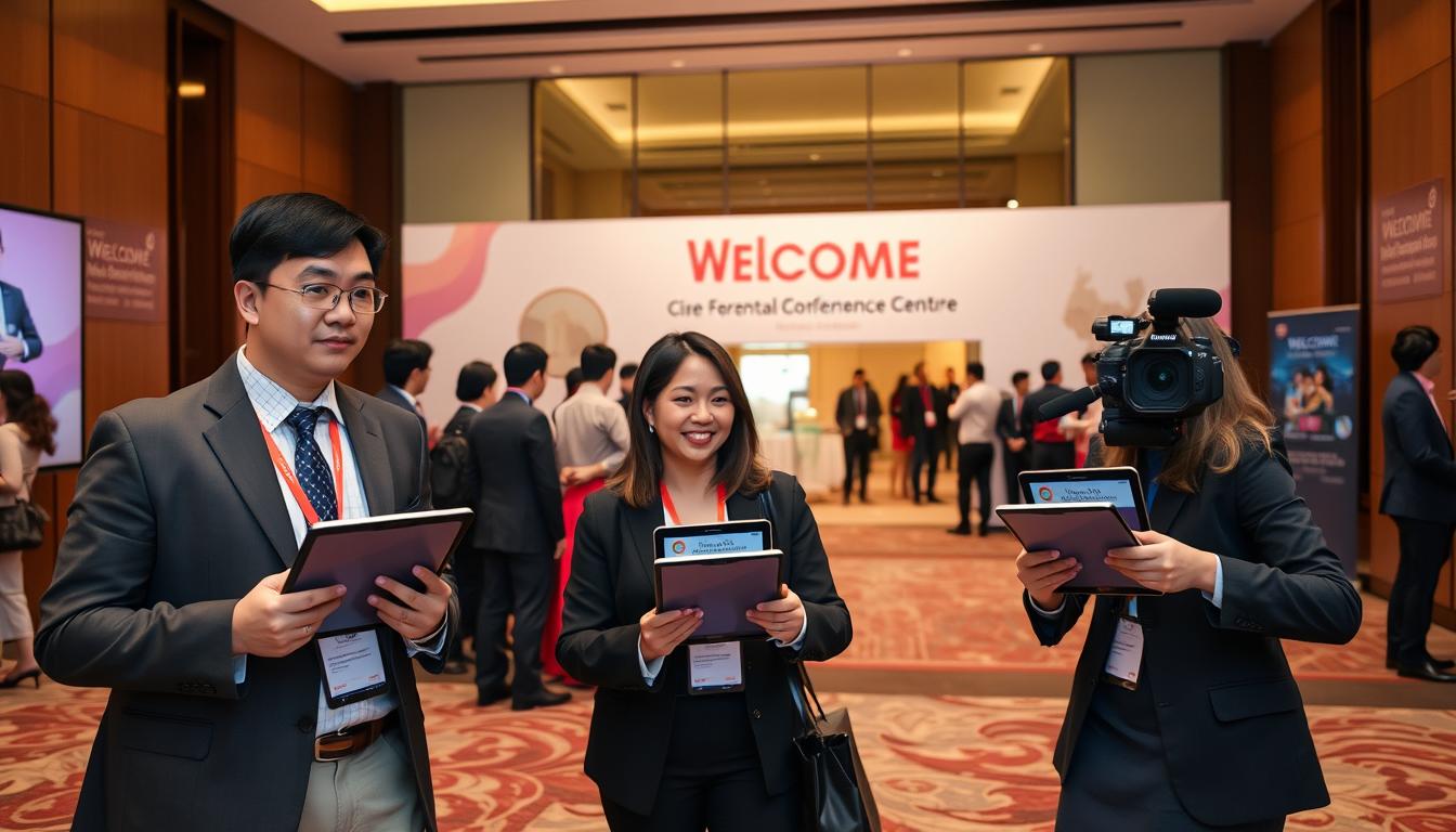 Corporate conference meet and greet service for international delegates