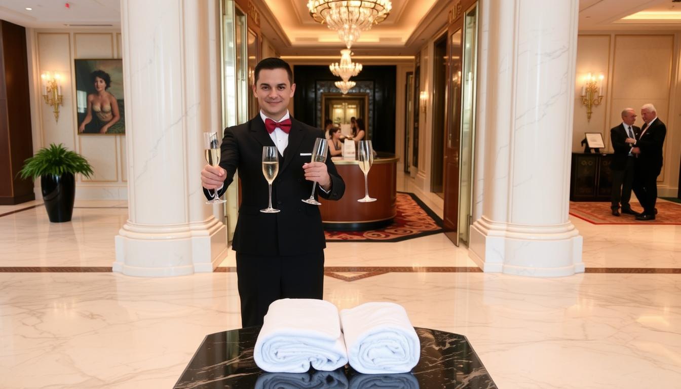 Luxury hotel meet and greet service with personalized welcome