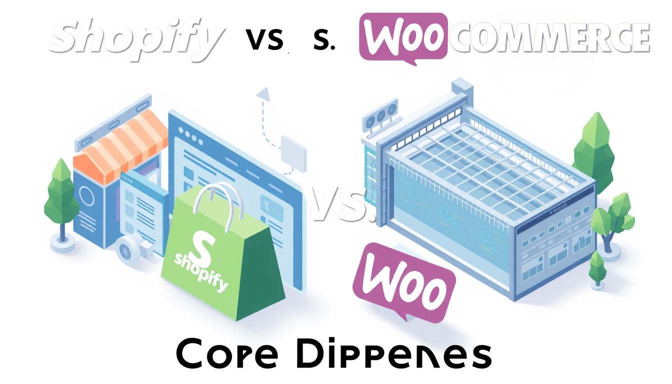 Shopify vs WooCommerce core differences