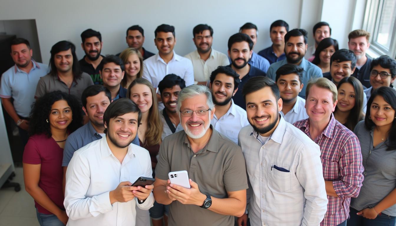 Público-alvo do Curso Completo Manutenção e Conserto de Celular Versão 5.0 mostrando diferentes perfis de alunos