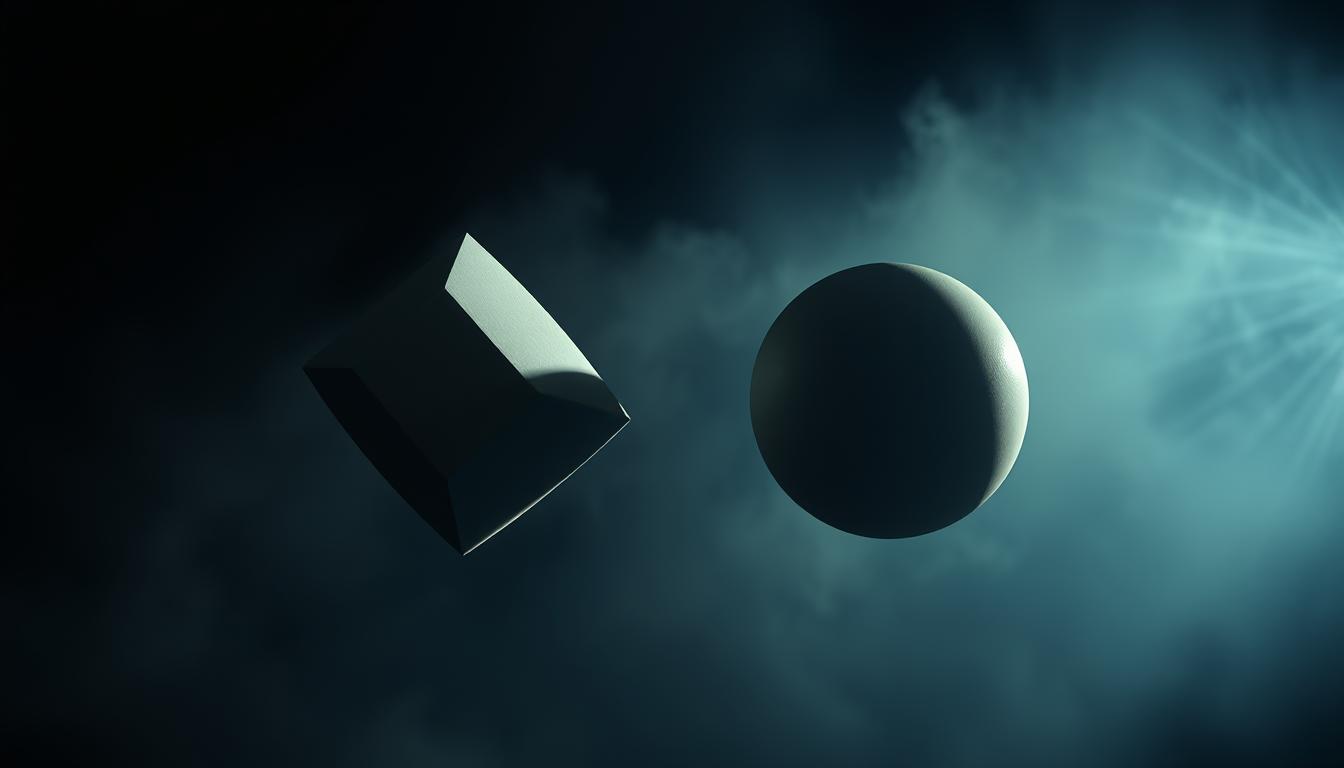 Two odds, each represented by a distinct, symmetrical shape, float against a dimly lit, ethereal backdrop. The shapes, one angular and the other rounded, are rendered with a sense of depth and dimensionality, conveying the conceptual relationship between the two odds. The lighting is subdued, casting soft shadows that add depth and a sense of gravitas to the scene. The overall atmosphere is one of contemplation and understanding, inviting the viewer to explore the nuanced connection between the two odds and their significance in the world of sports betting.