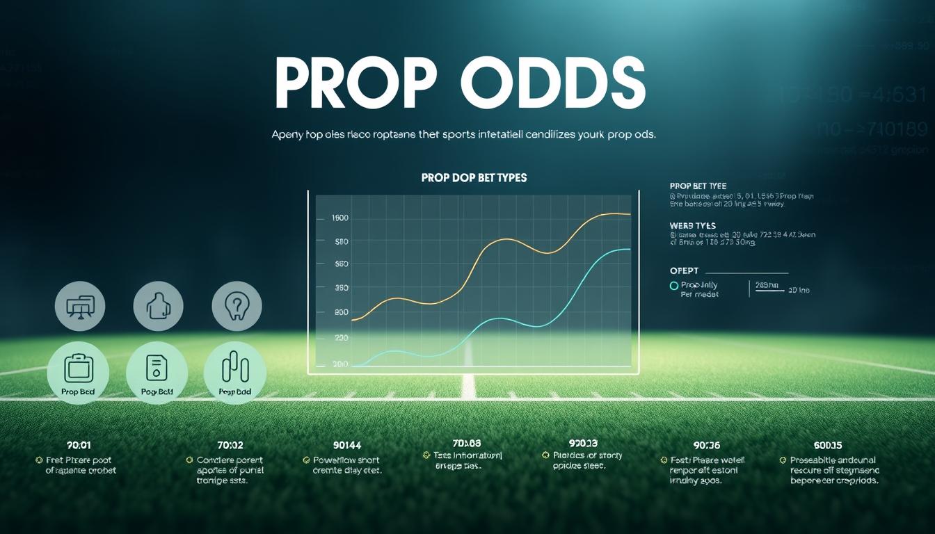 A detailed infographic displaying the key concepts of prop odds in sports betting, rendered in a clean, data-driven style. The foreground features a minimalist visualization of various prop bet types, with interactive icons and simple explanatory text. The middle ground showcases a dynamic graph illustrating the probabilities and payouts for common prop bets. The background presents a subtle gradient pattern, with faint numerical data and formulas subtly integrated to convey the analytical nature of the subject. The overall aesthetic is sleek, modern, and optimized for easy comprehension, with a focus on clearly communicating the core principles of prop odds to the viewer.