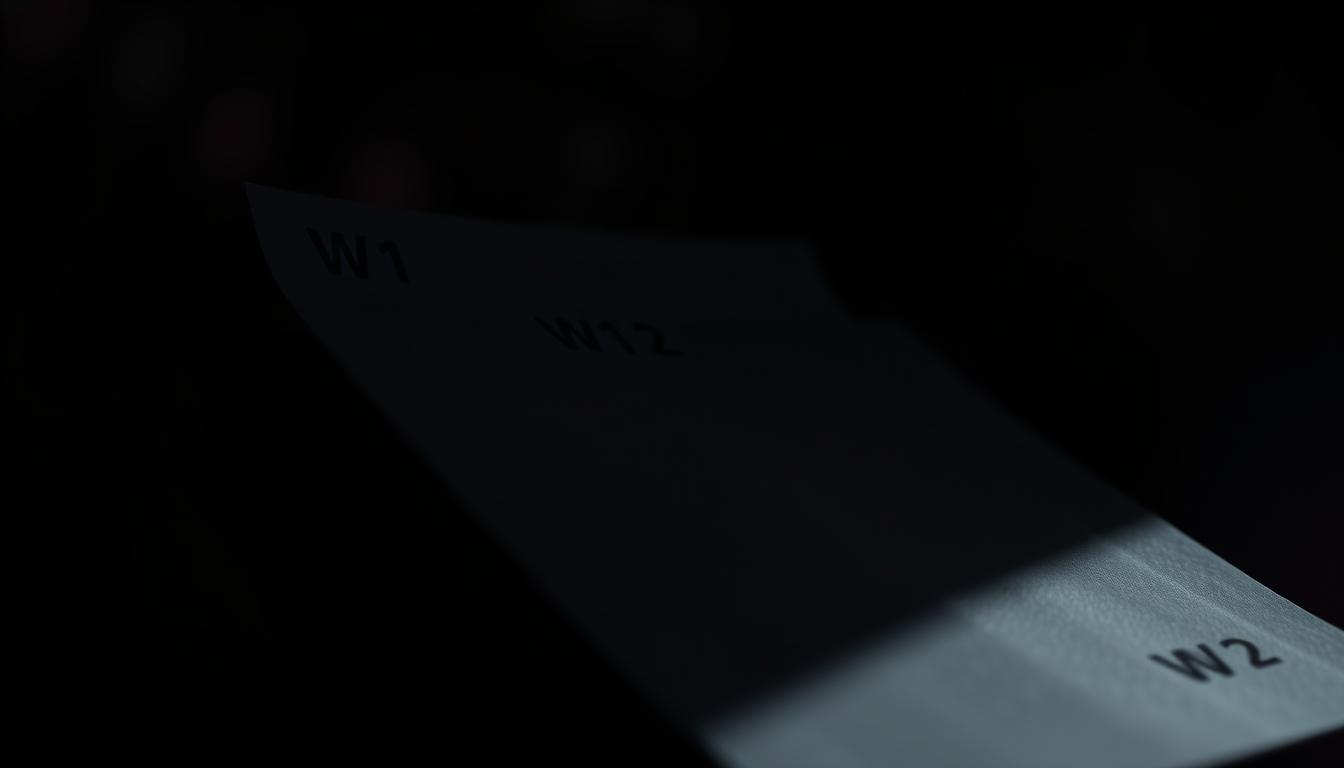 A high-contrast, cinematic image depicting the betting odds for W1 and W2 competitors. Set against a dark, atmospheric background, the focus is on a betting slip or digital display showing the numerical odds for the two players, rendered in a clean, minimalist style. Dramatic lighting casts sharp shadows, adding depth and tension to the scene. The camera angle is slightly elevated, giving a sense of anticipation and importance to the subject matter. The overall mood is one of high stakes and strategic decision-making, reflecting the significance of the W1 and W2 betting odds in the article's subject matter.