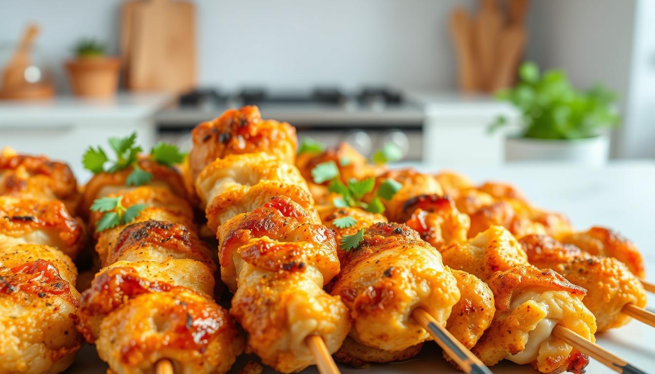 air fryer chicken skewers