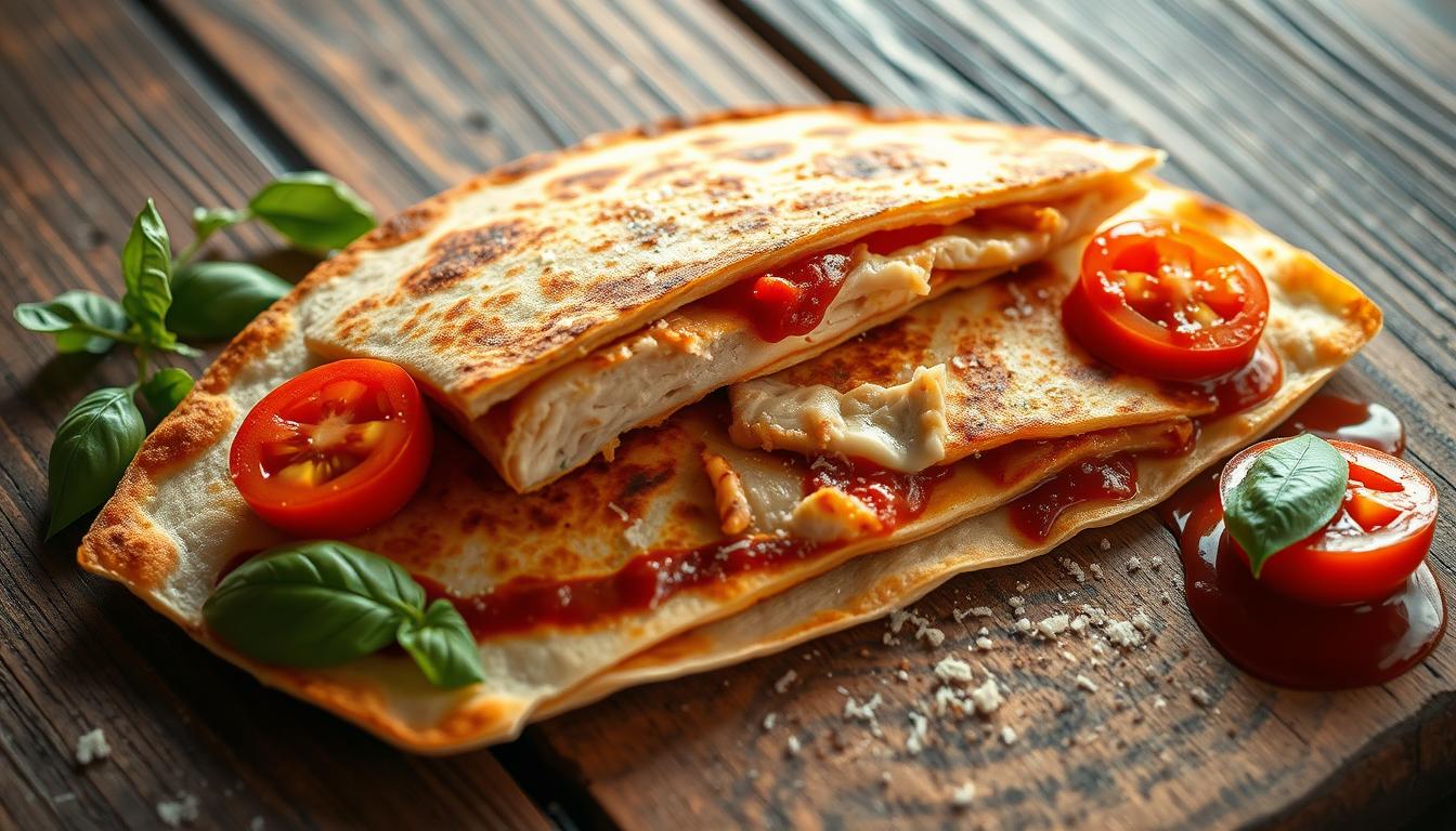crispy chicken parm quesadilla variations