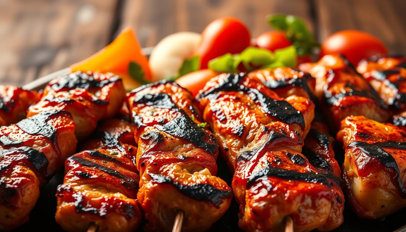 juicy chicken skewers