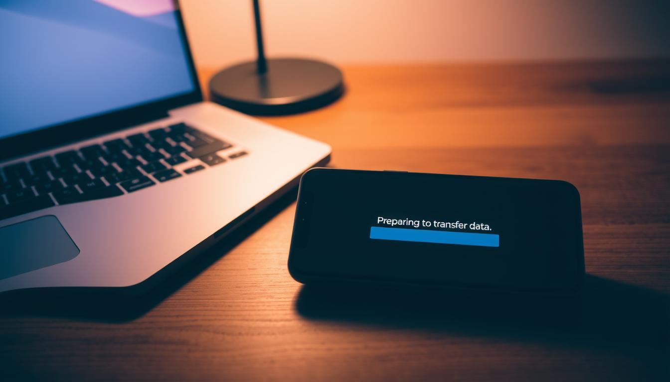 Preparativos para transferencia de datos