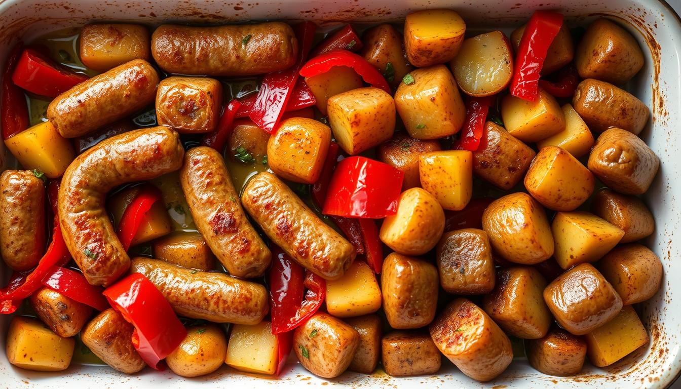 sausage peppers and potatoes
