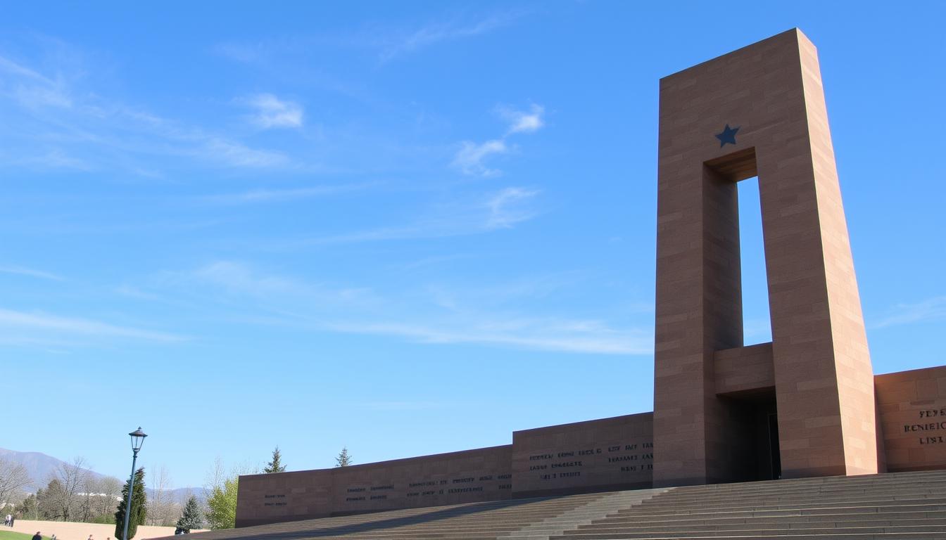 Armenian Genocide memorial in Yerevan, Armenia