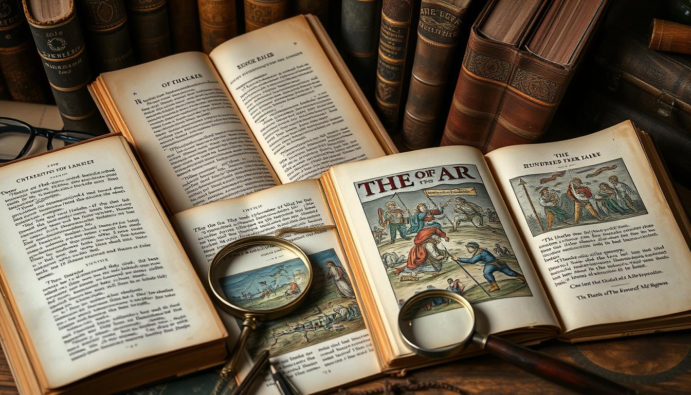 Collection of historical books and manuscripts about the Hundred Years' War
