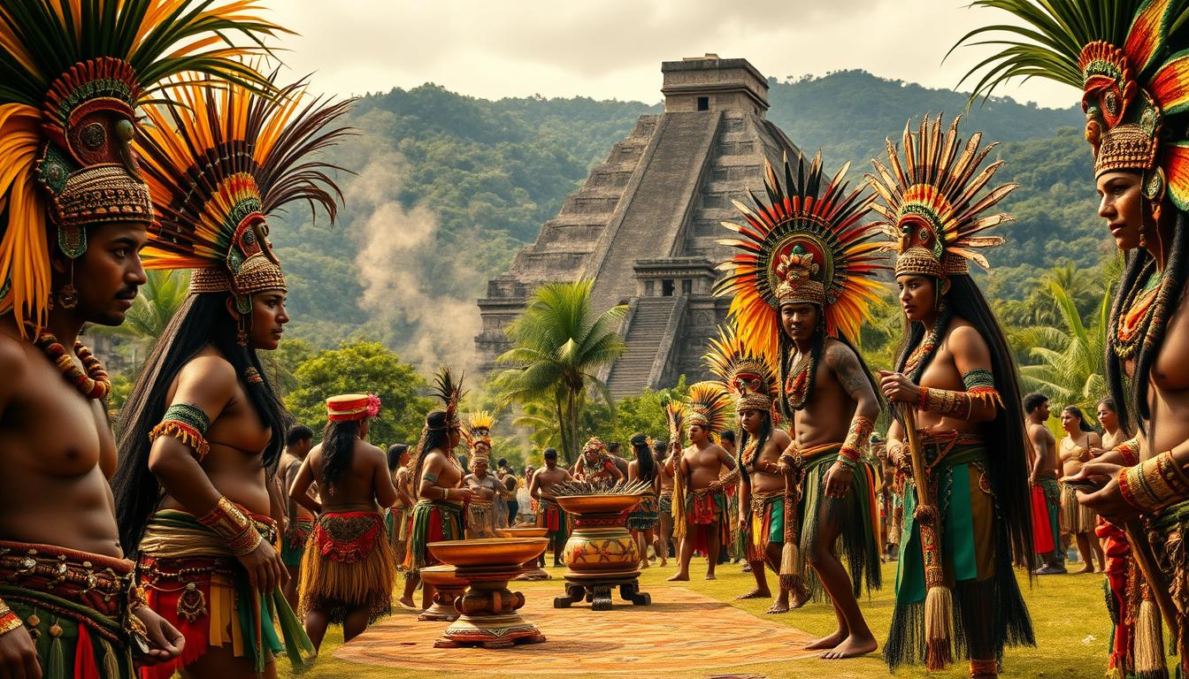 Festive festivals in the Mayan and Inca civilizations