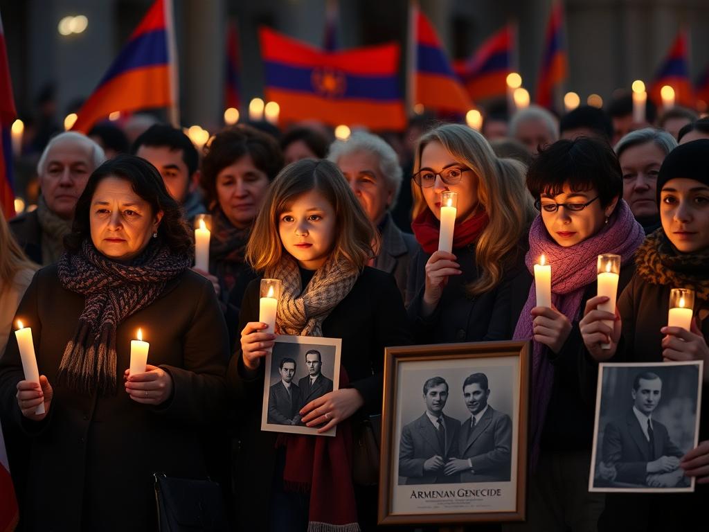 Armenian diaspora commemoration event for the 1915 Armenian Genocide
