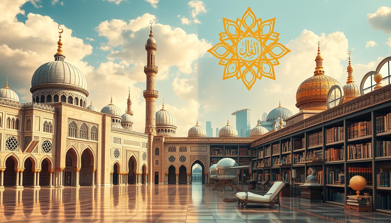 Modern mosque architecture showing the enduring legacy of Islamic civilization
