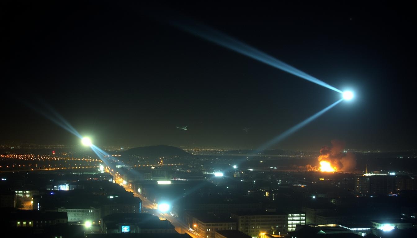 NATO air strikes during Operation Allied Force in 1999 Kosovo War