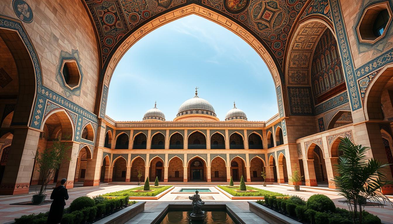 Modern Iranian architecture showing the influence of ancient Persian design principles