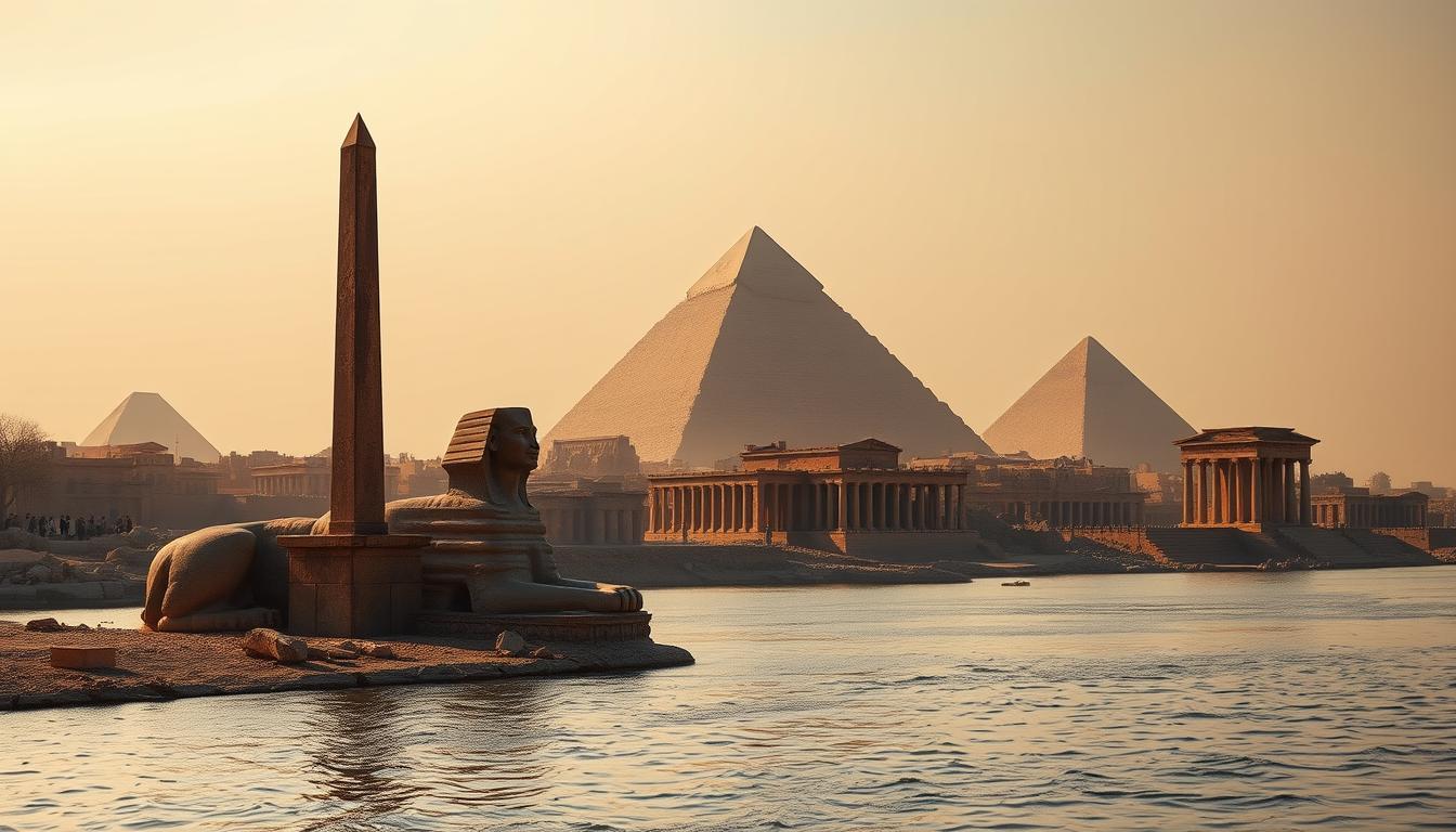 ancient Egypt Nile monumental architecture