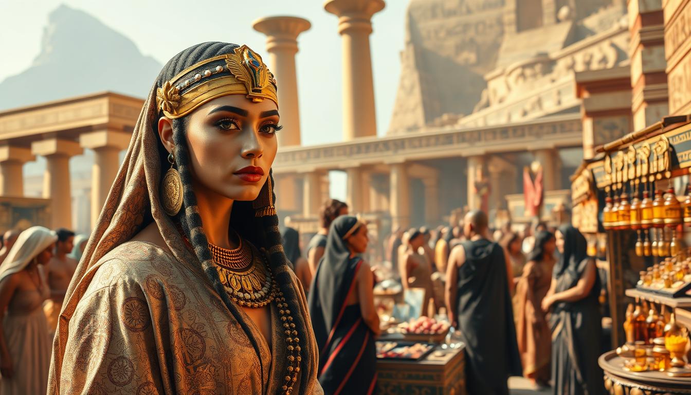 Ancient Egyptian clothing and cosmetics