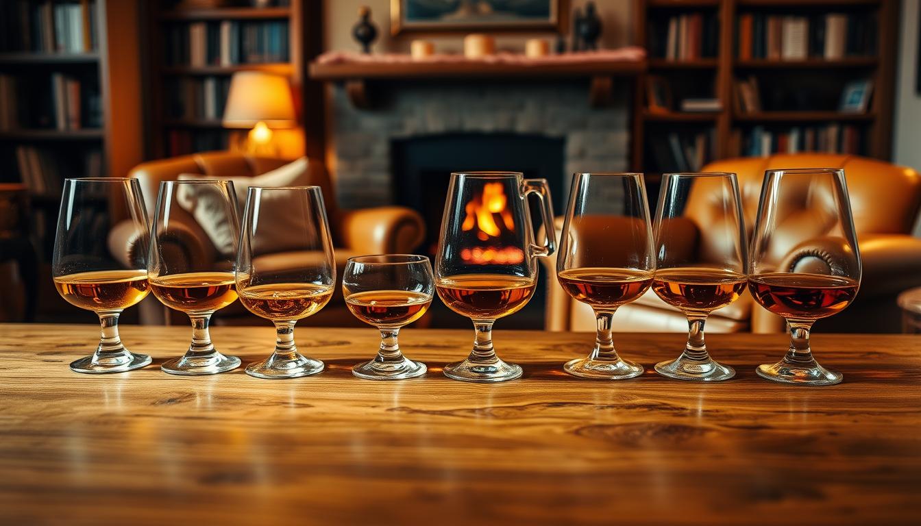 degustação de whisky em casa