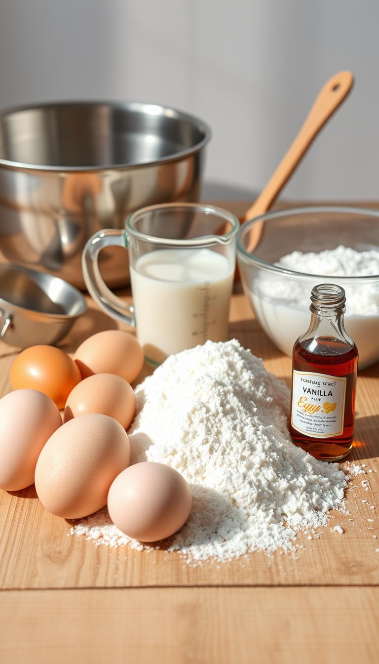 fluffy vanilla cake ingredients