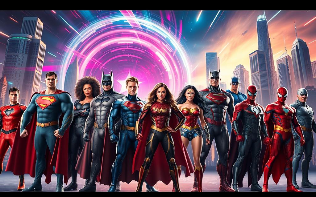 super-heróis na cultura pop