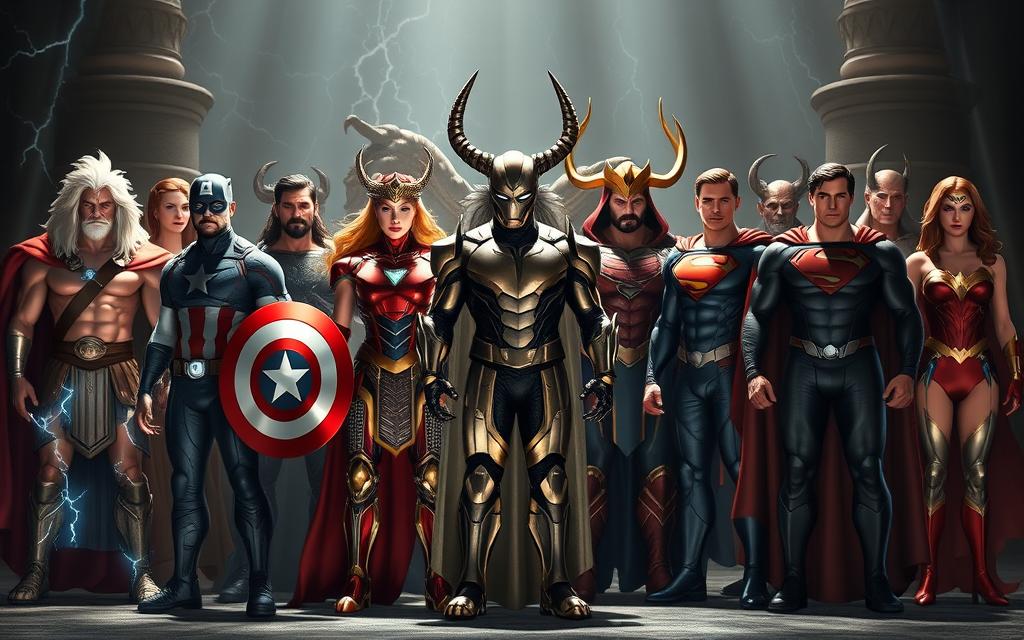 deuses e super-heróis
