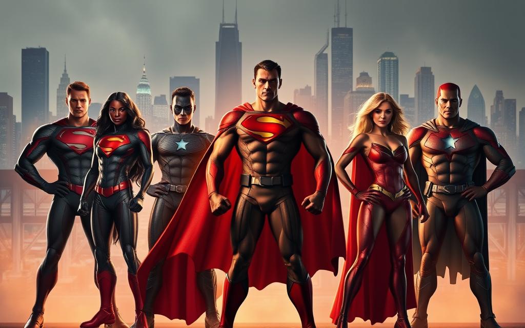 super-heróis contemporâneos