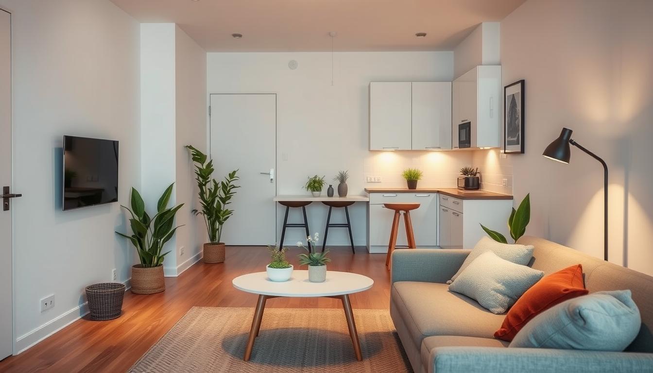 Budget-friendly small apartment makeover