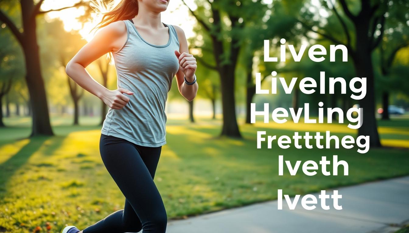 Pessoa praticando atividade física ao ar livre, complementando a dieta para gordura do fígado