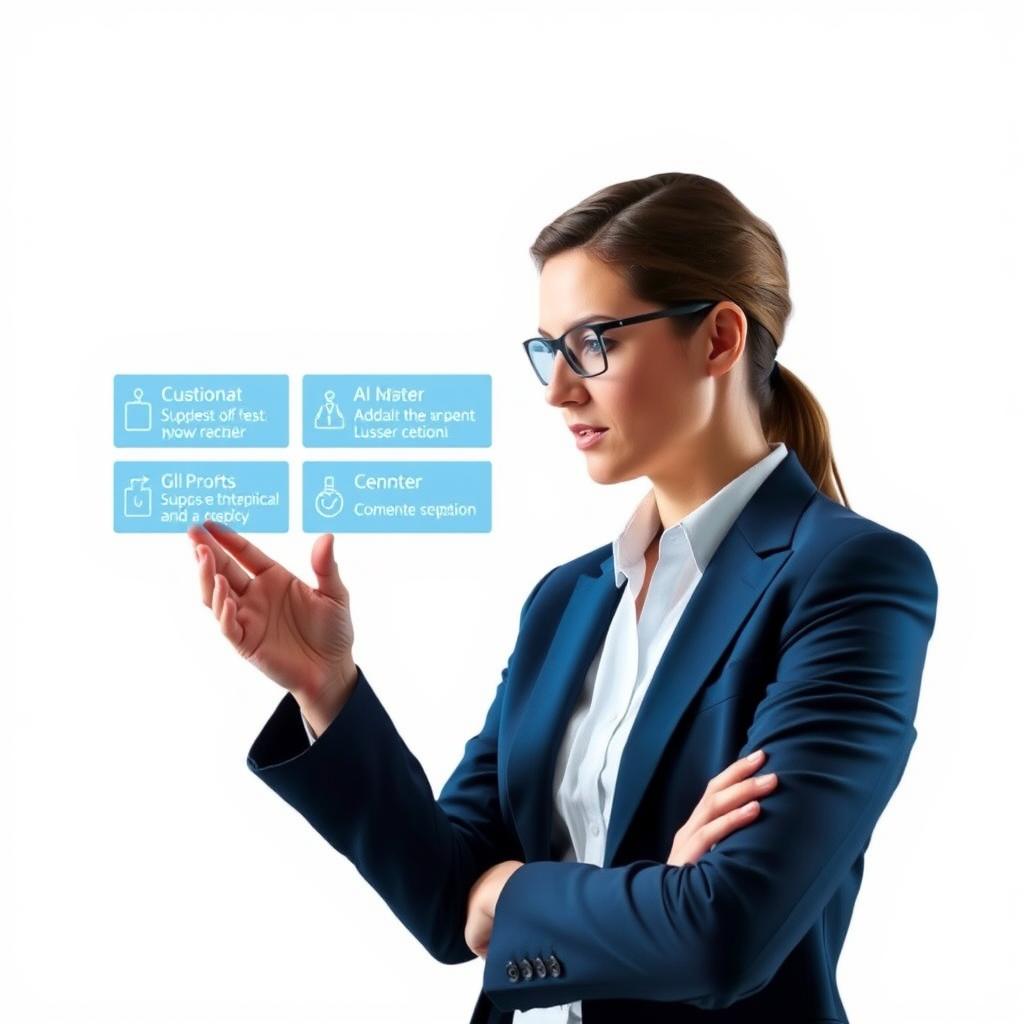AI decision support system helping professionals make informed choices
