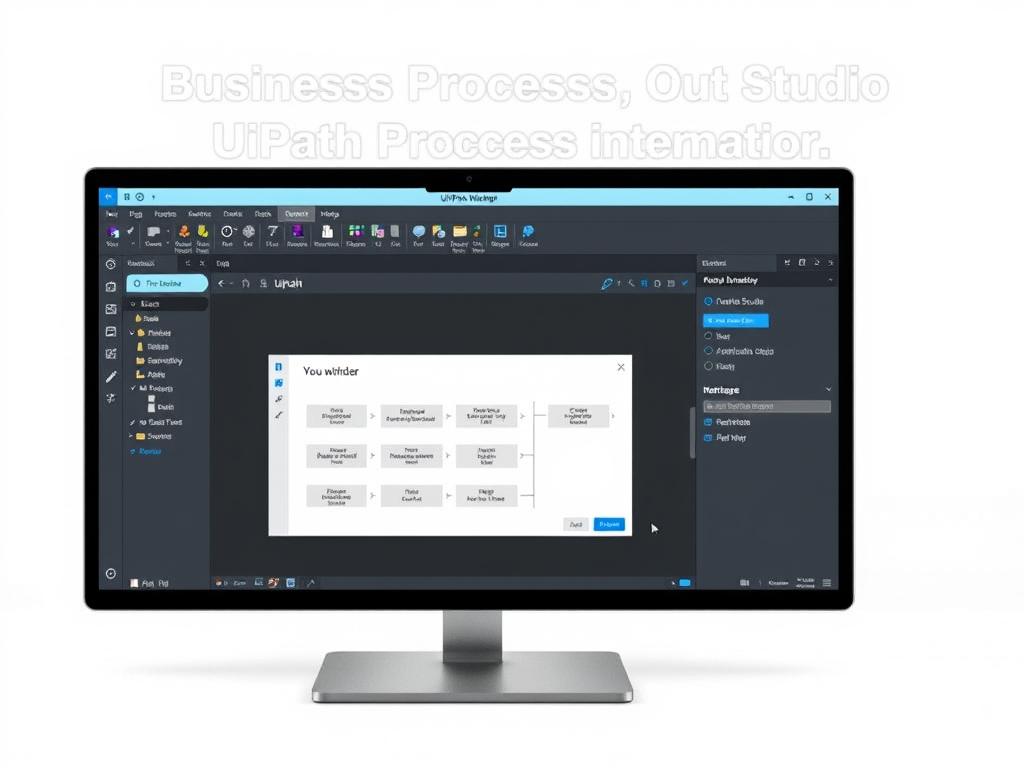 UiPath robotic process automation platform interface