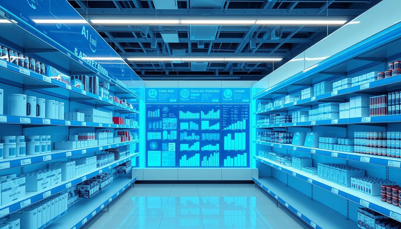 Retail environment with AI-powered inventory management and customer analytics