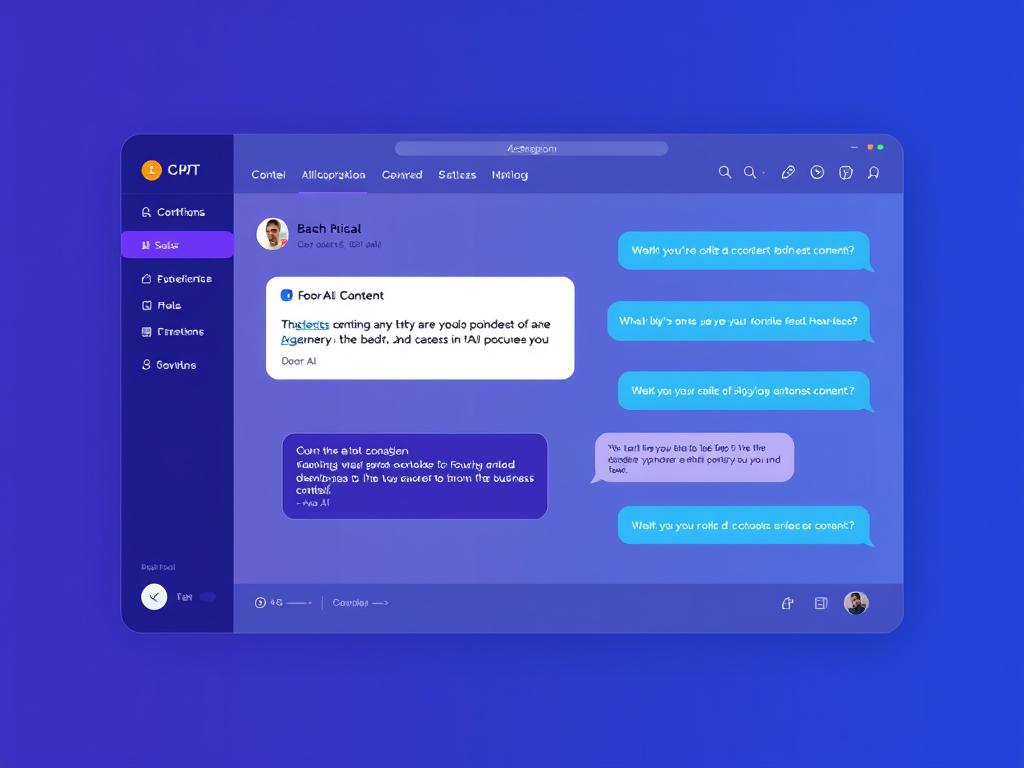 ChatGPT interface showing AI-generated content creation
