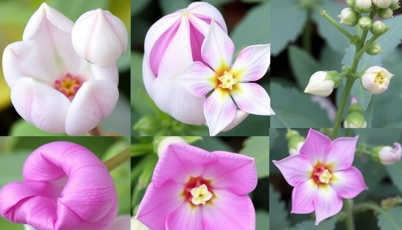 Close-up of balloon flowers showing detailed characteristics that gardeners often ask about