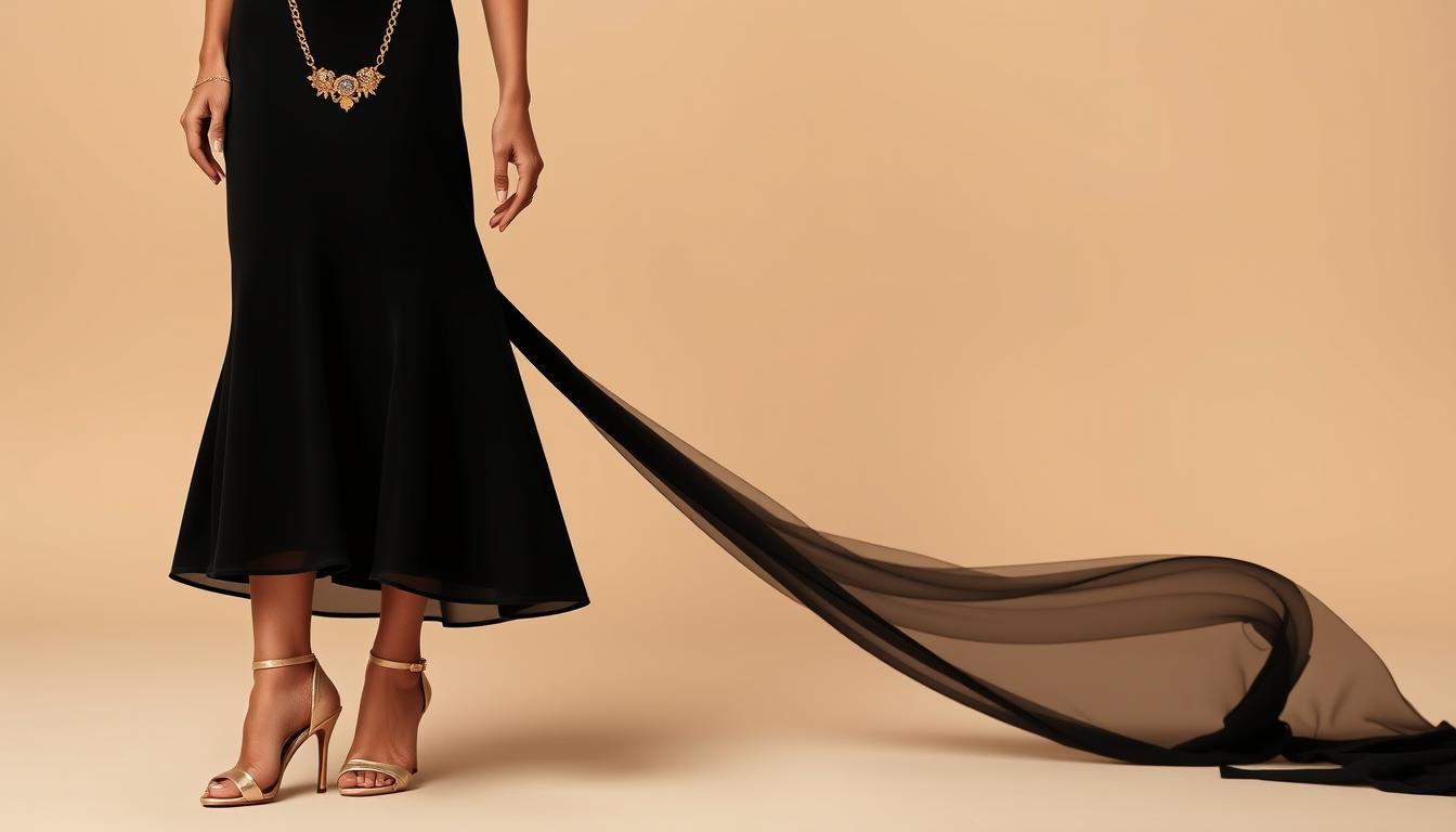 28dde083-0466-4d42-bfc7-33620a4aeea2 Robe noire de cérémonie : Comment l'accessoiriser ?
