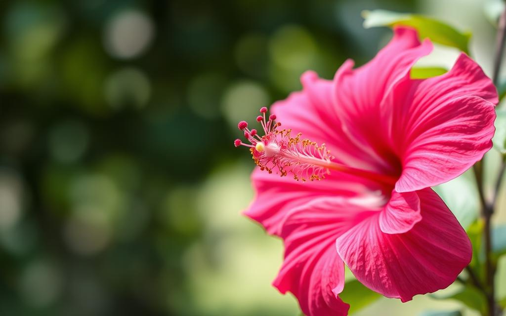 hibiscus flower promoting hair health