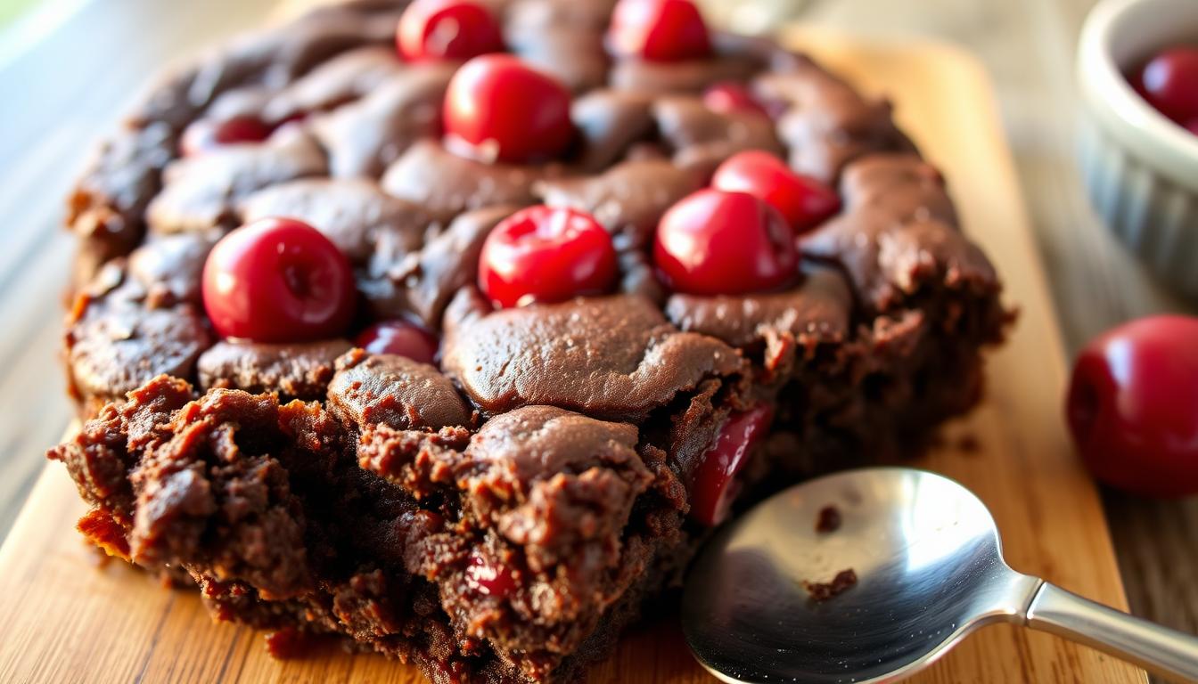 chocolate cherry dump cake