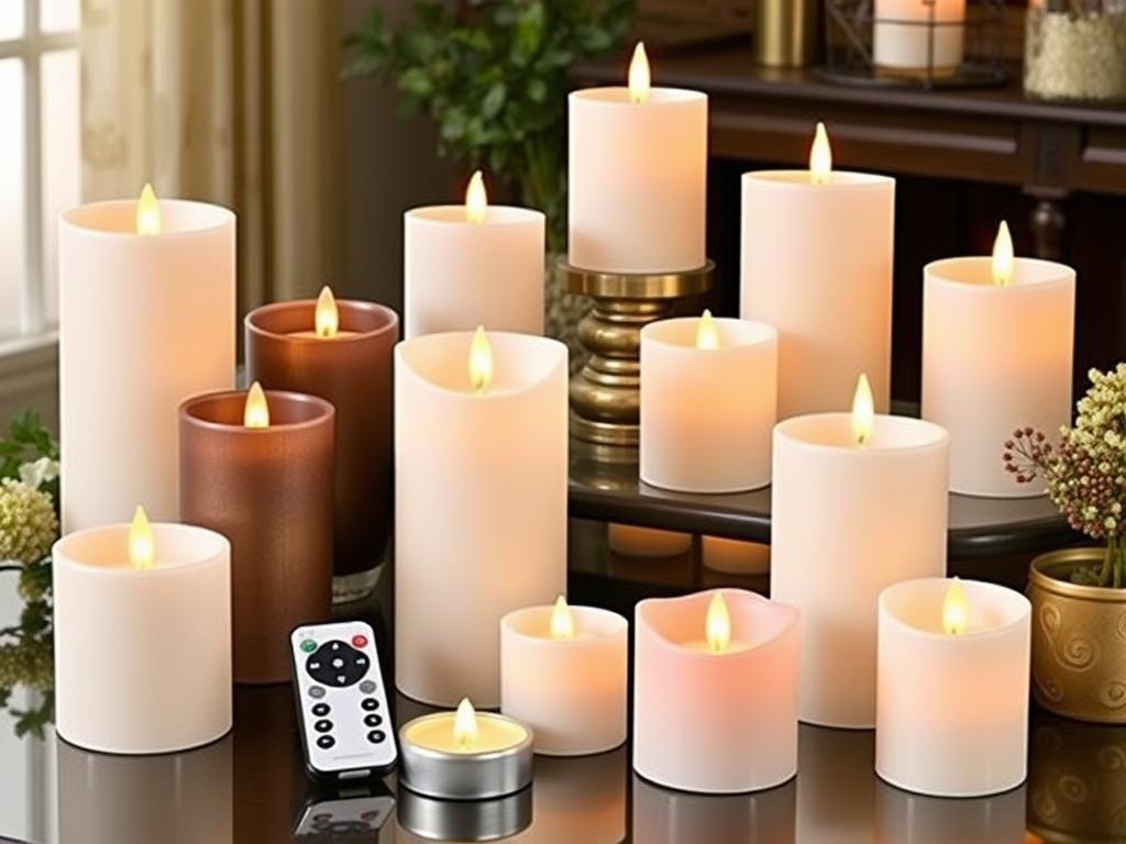 LED candles for safe ambient lighting in the Singles Day Sale