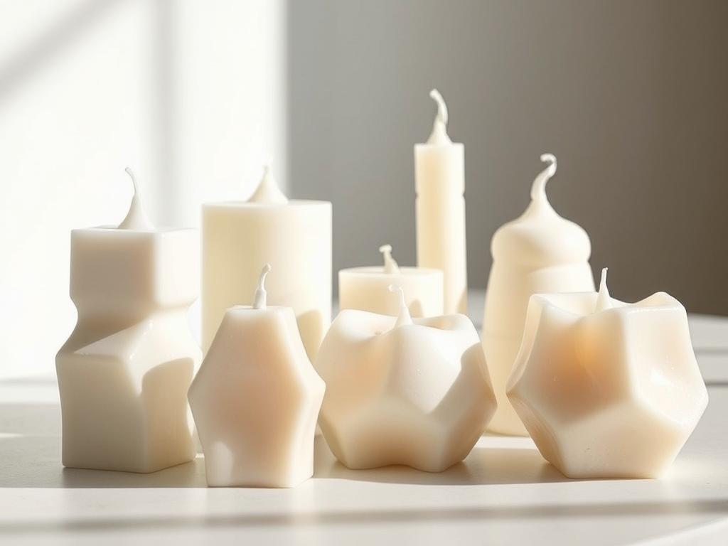 Artistic figure candles from Candletown's Singles Day Sale collection