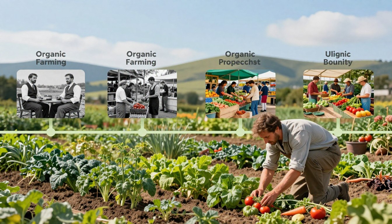 history of organic farming