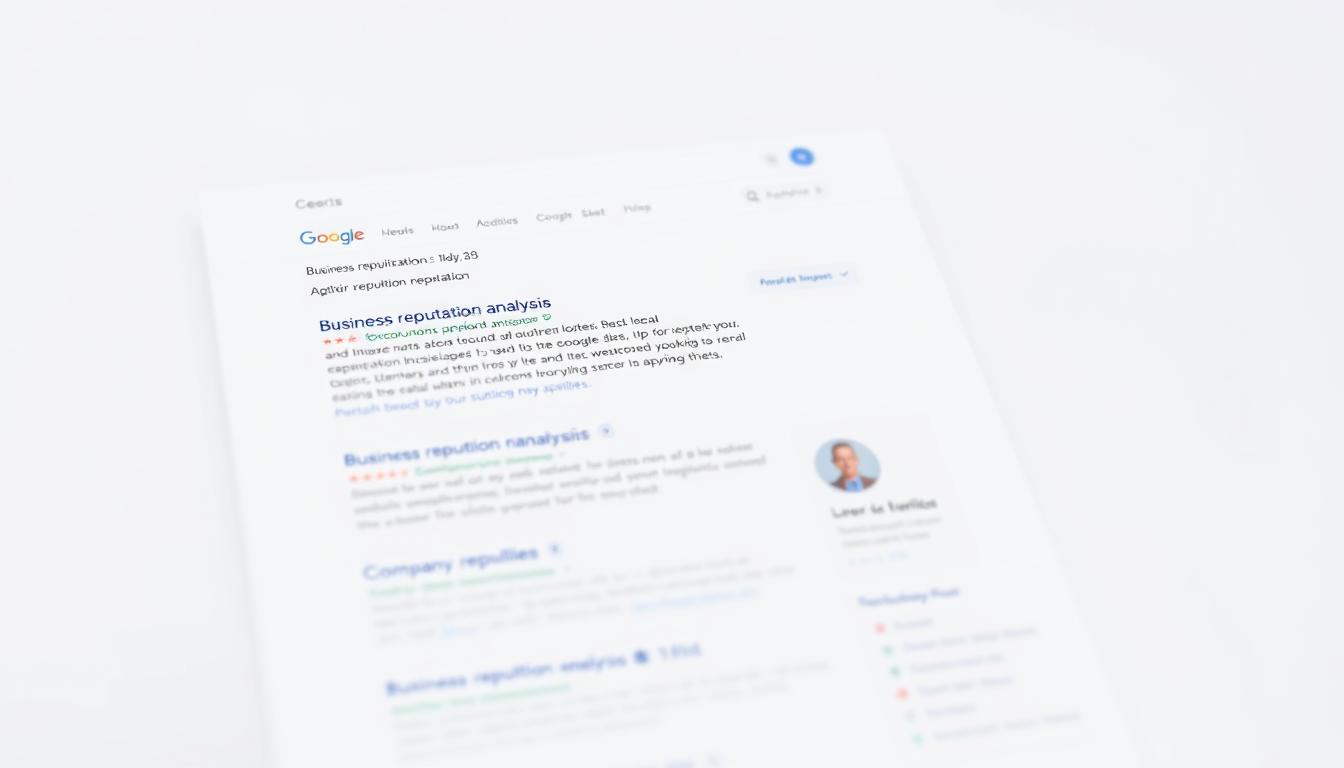 Google search results