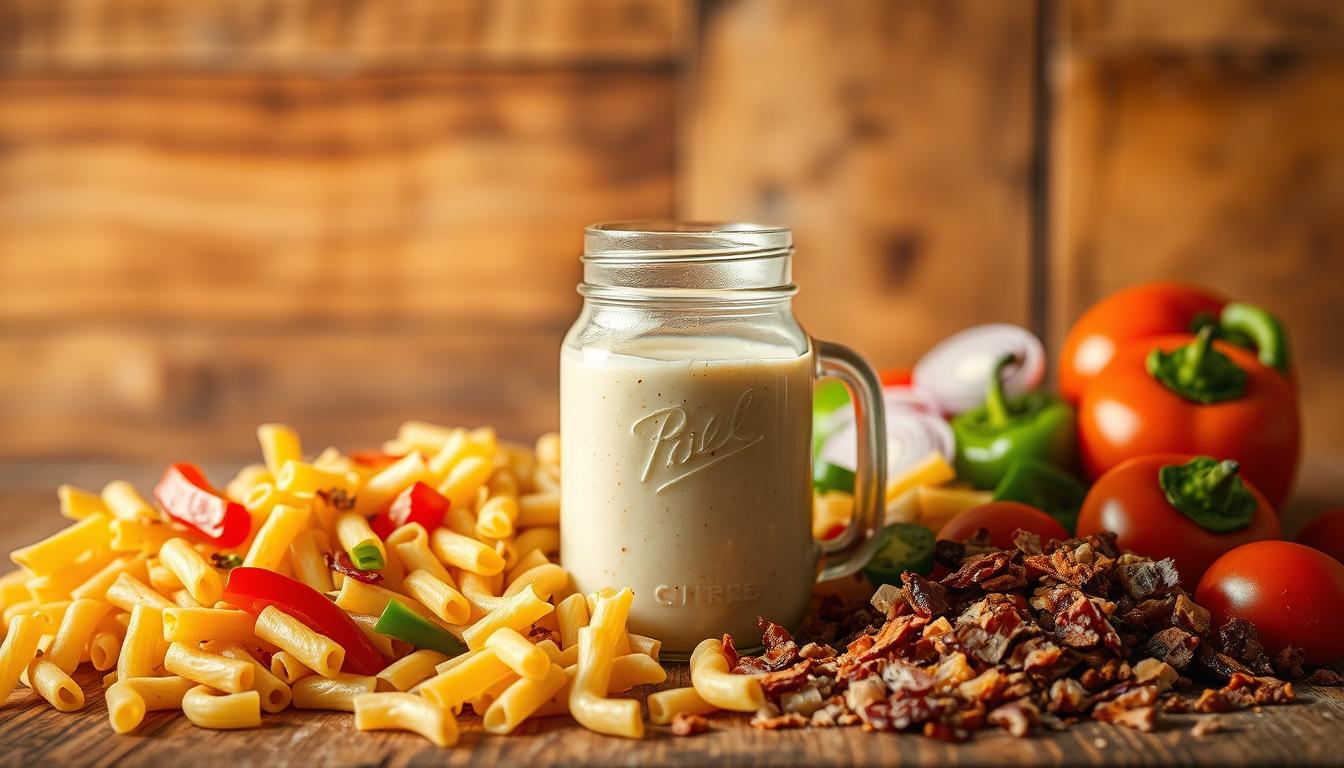Cowboy Pasta Salad Ingredients