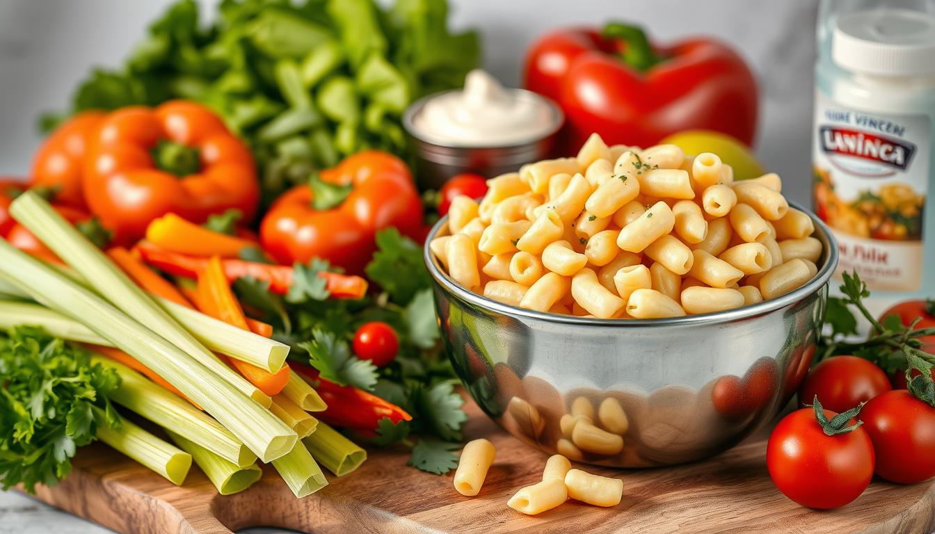 Classic Macaroni Salad Ingredients