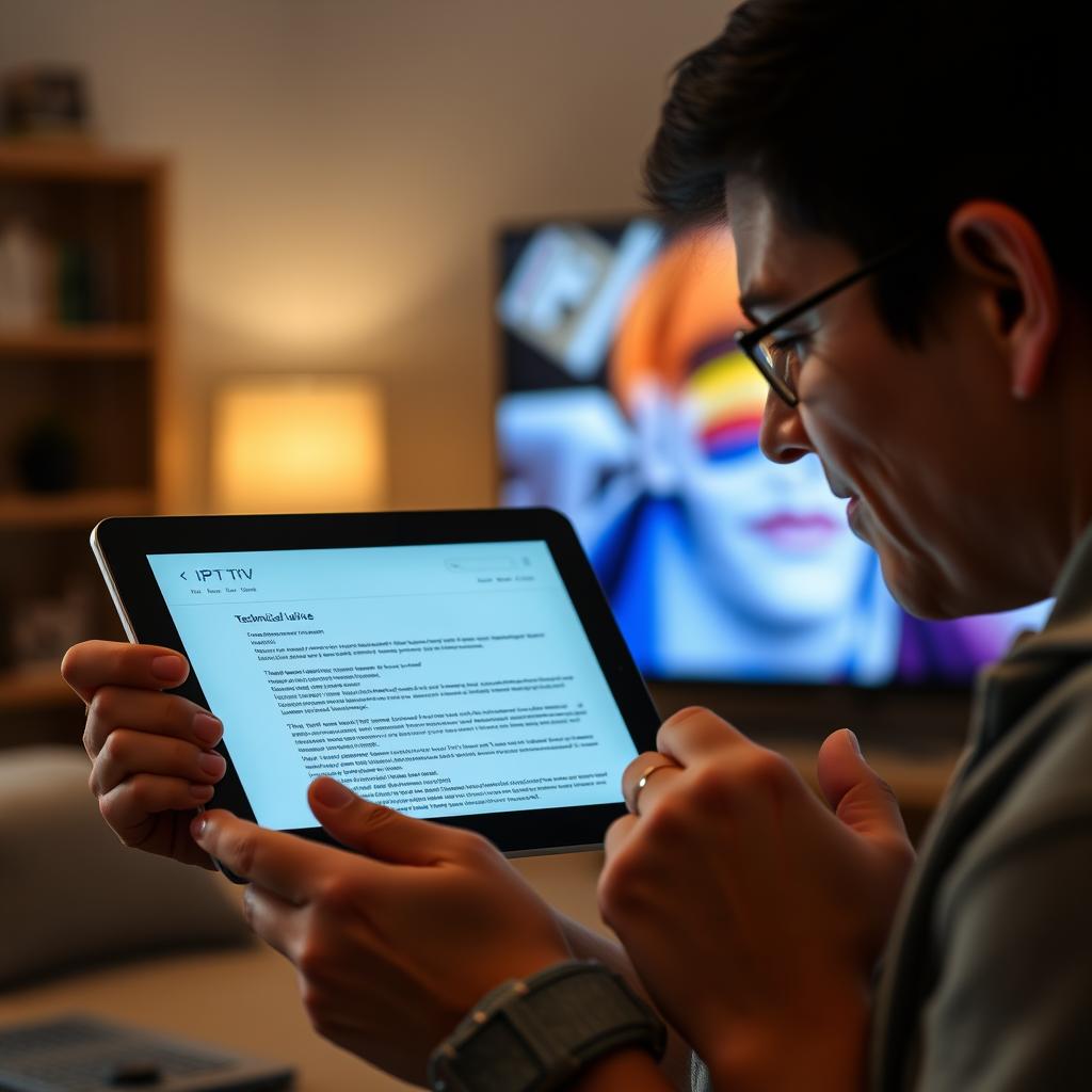 Utilisateur recevant de l'aide technique sur un forum IPTV
