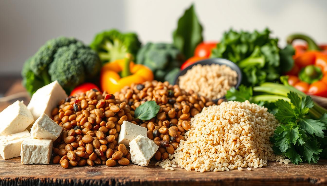 makanan tinggi protein vegetarian