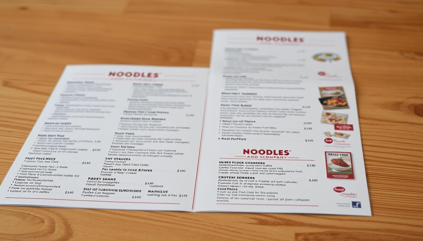 noodles and company menu with prices