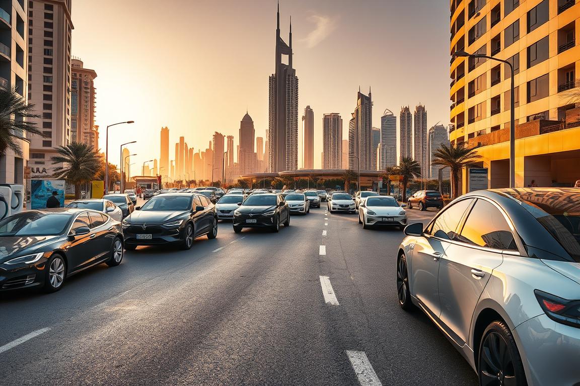 نظرة عامة على السيارات الكهربائية في الإمارات العربية المتحدة