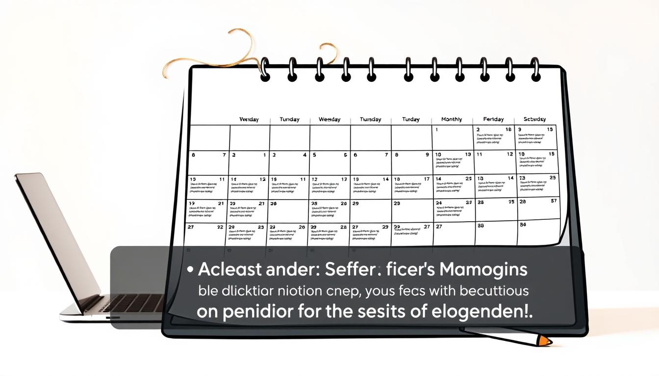 calendário de postagens